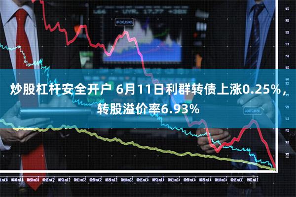 炒股杠杆安全开户 6月11日利群转债上涨0.25%，转股溢价率6.93%