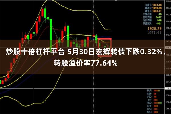 炒股十倍杠杆平台 5月30日宏辉转债下跌0.32%，转股溢价率77.64%