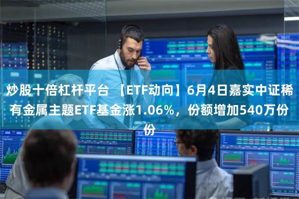 炒股十倍杠杆平台 【ETF动向】6月4日嘉实中证稀有金属主题ETF基金涨1.06%，份额增加540万份