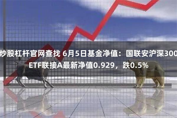 炒股杠杆官网查找 6月5日基金净值：国联安沪深300ETF联接A最新净值0.929，跌0.5%